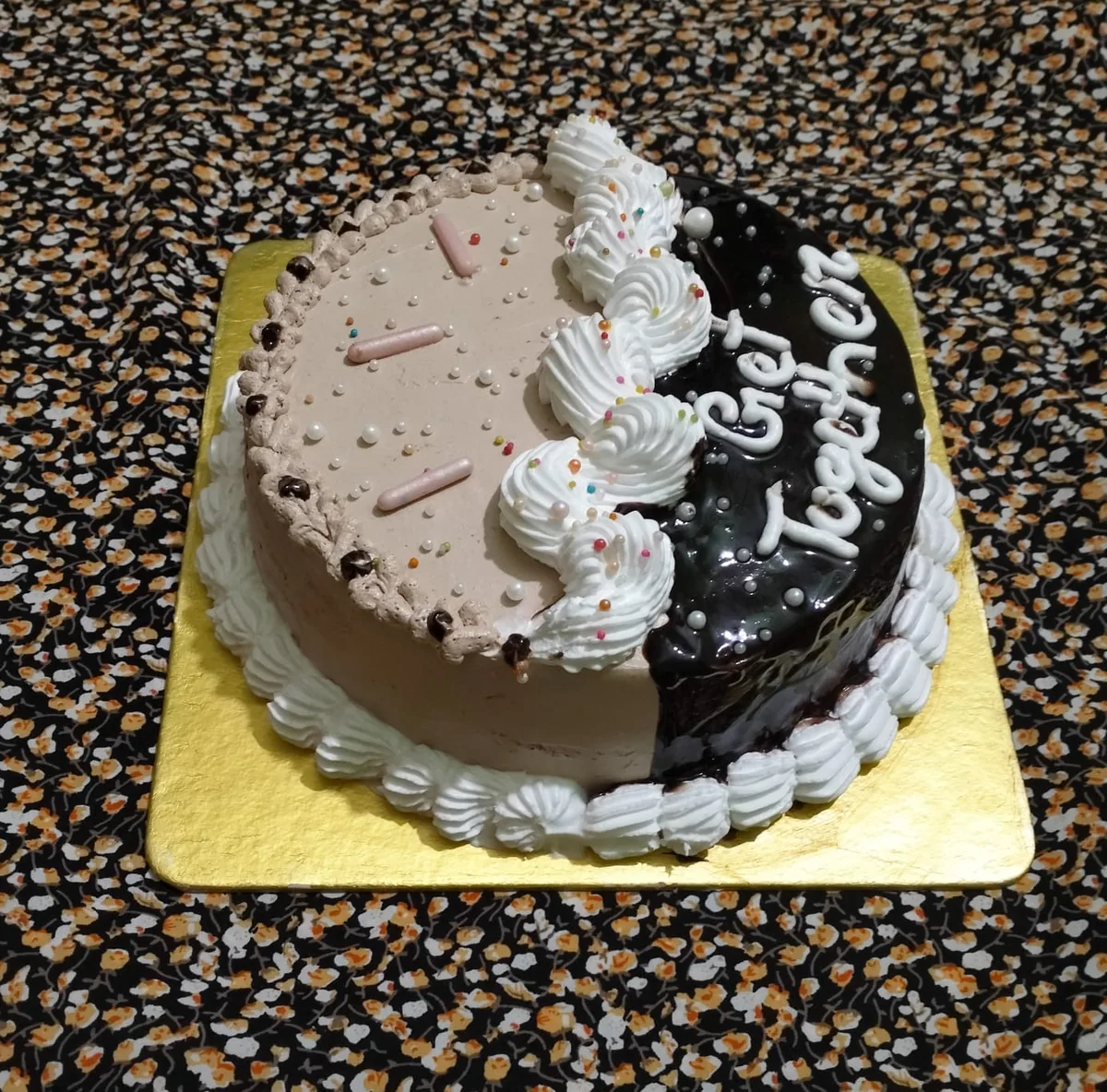 Chocolate & Cream Cake
